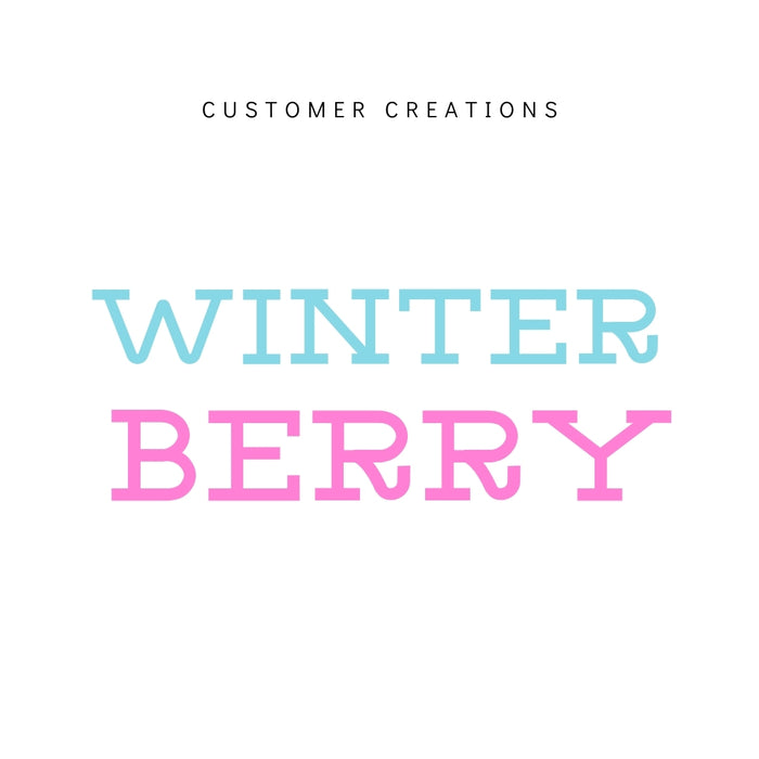 Winterberry #ScentMix Customer Creation