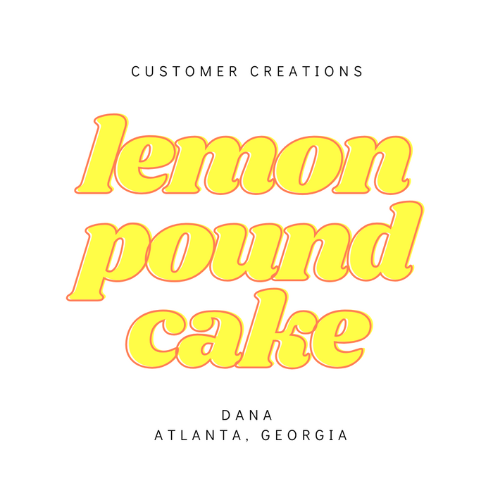 Lemon Pound Cake #ScentMix