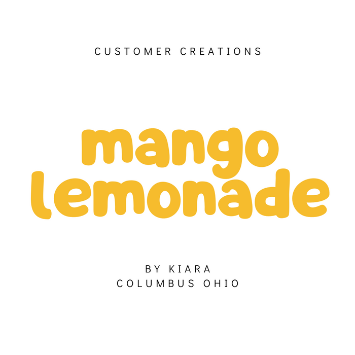 Mango Lemonade #ScentMix